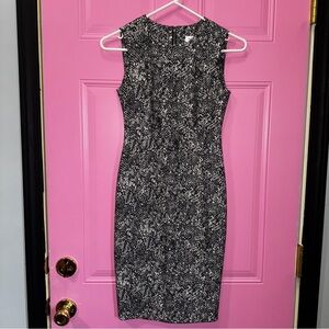 Calvin Klein Monochrome Midi Dress‎